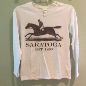 Saratoga 1863 Ladies Small Long Sleeve T-Shirt